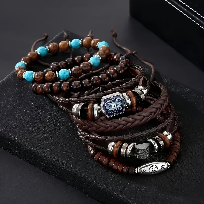 🧔♂️ Lot de 6 Bracelets