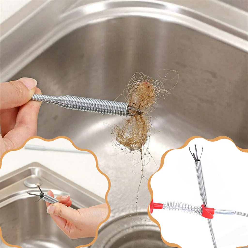 🛠 Pince de Débouchage Longue Portée