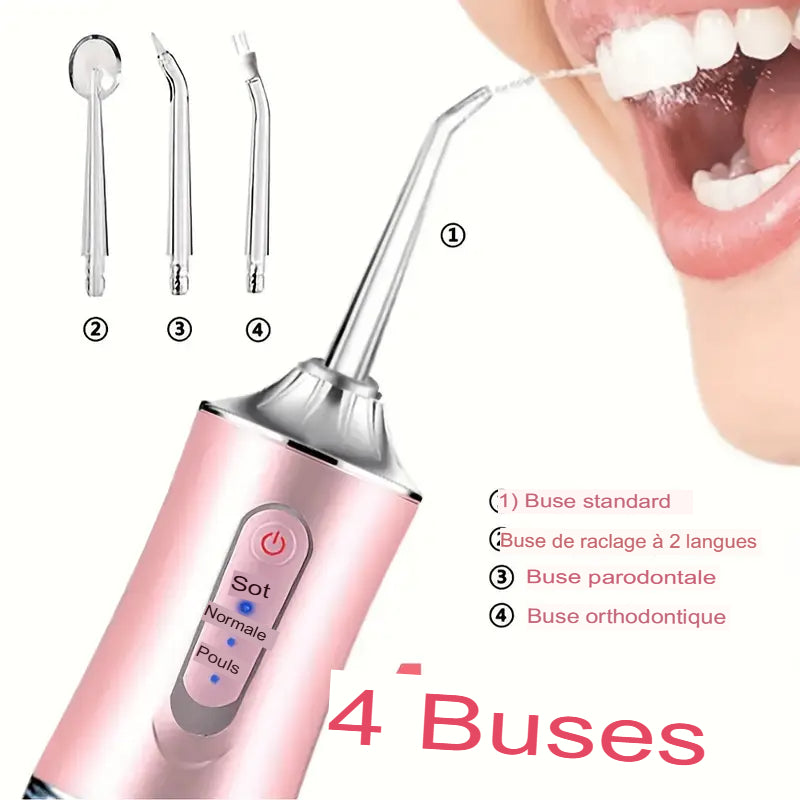 😁 Hydropulseur Dentaire Électrique Sans Fil
