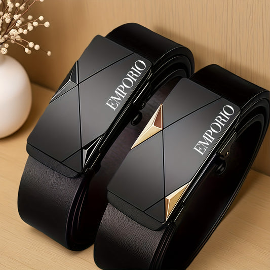 🖤 Lot de 2 Ceintures Automatiques EMPORIO