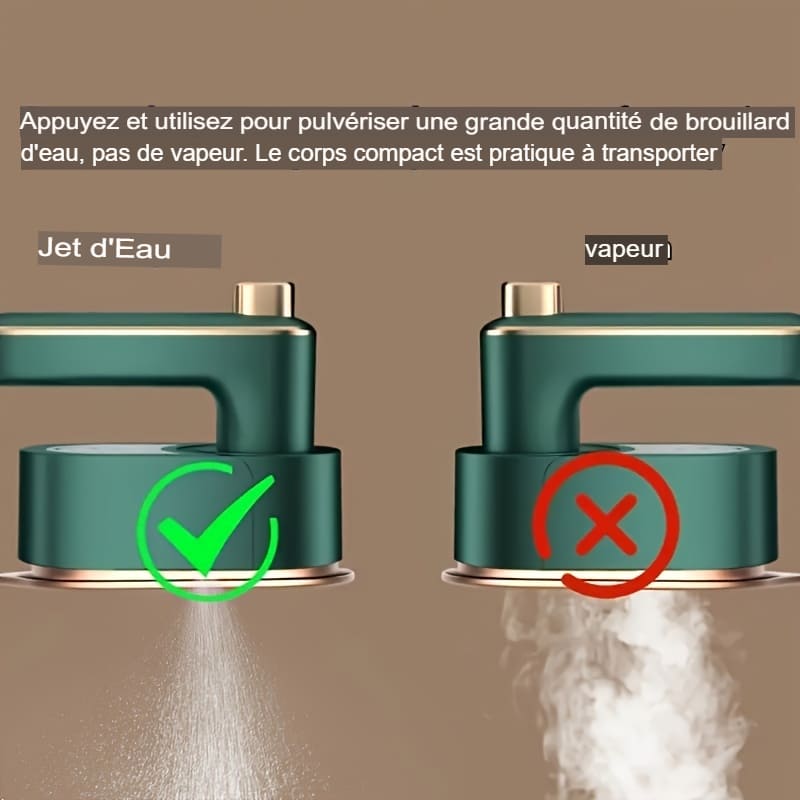 ✨ Mini Fer à Repasser Portable