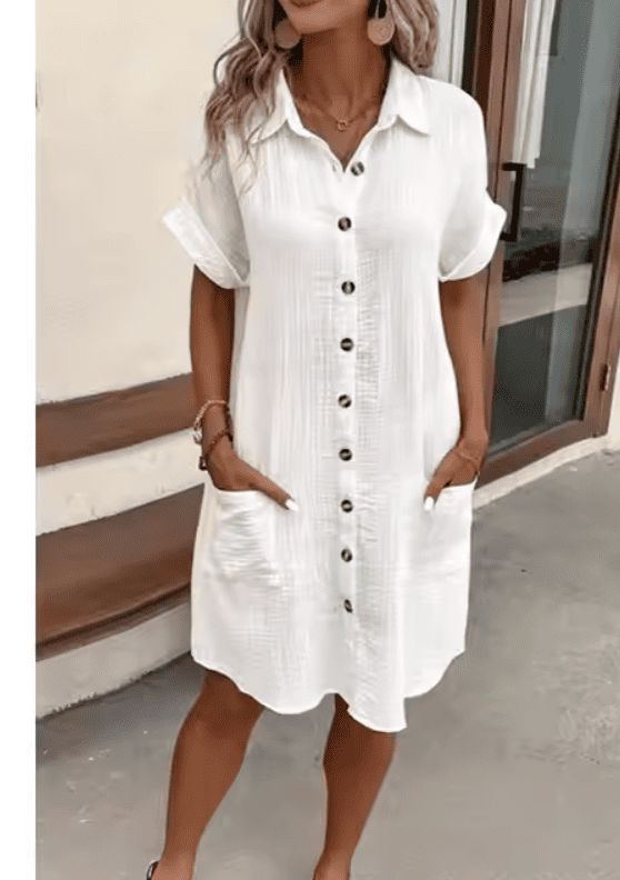 👗 Robe Chemise Décontractée pour Femme