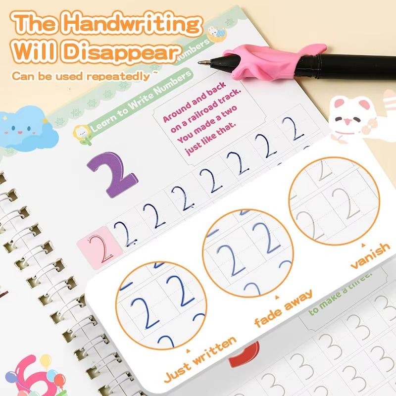 ✨ Sank™ – Cahier de Pratique Magique Réutilisable + Stylo Inclus