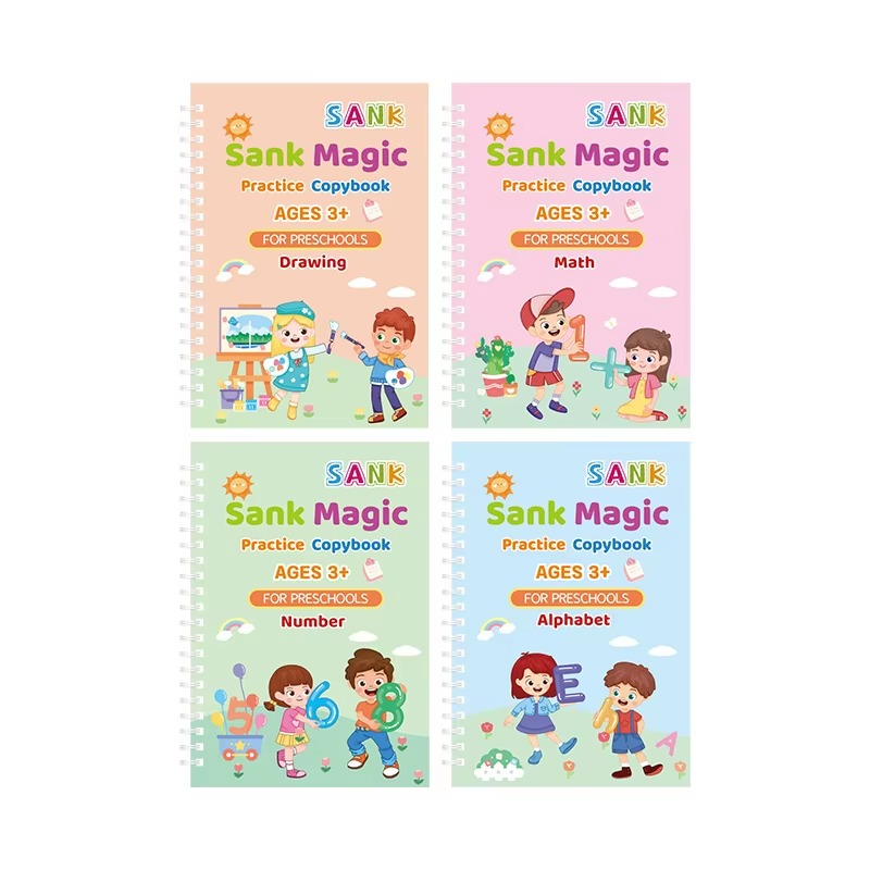 ✨ Sank™ – Cahier de Pratique Magique Réutilisable + Stylo Inclus