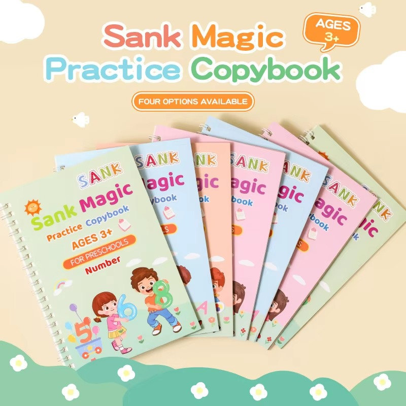 ✨ Sank™ – Cahier de Pratique Magique Réutilisable + Stylo Inclus