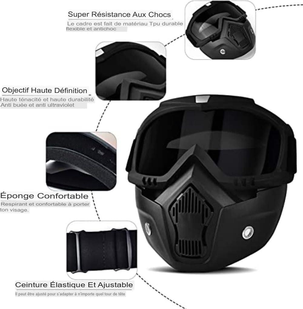 Masque de Lunettes Anti-UV