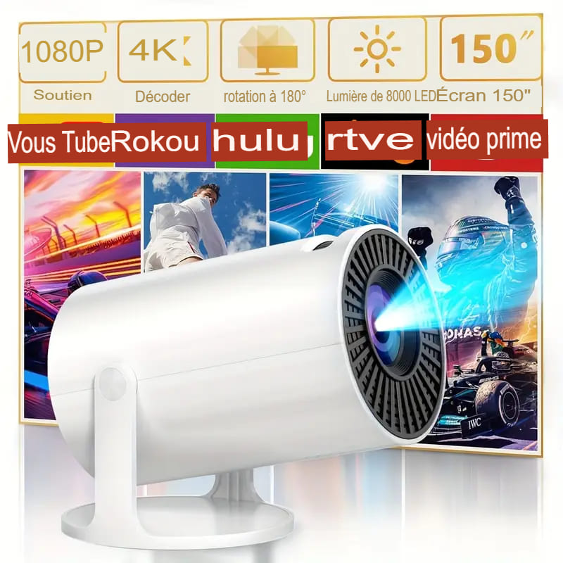🎬 Mini Projecteur Intelligent 4K