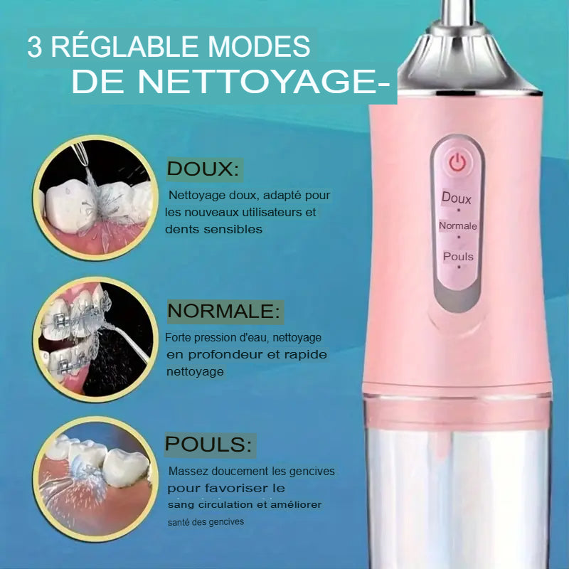 😁 Hydropulseur Dentaire Électrique Sans Fil